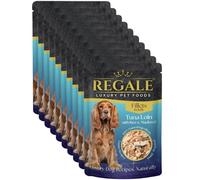 Fillets in Jelly 100g x Pack of 10 - Tuna Loin with Rice & Mackerel - Give Your Pooch the Royal Treatment - Only the Best for Your Dog - 100% Natural Ingredients