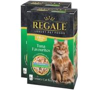 Fillets in Jelly 6pk x Pack of 2 - Tuna Favourites - Give Your Feline Friend the Royal Treatment - Only the Best for Your Cat - 100% Natural Ingredients