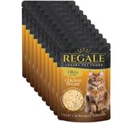 Fillets in Jelly 70g x Pack of 10 - Chicken Breast - Give Your Feline Friend the Royal Treatment - Only the Best for Your Cat - 100% Natural Ingredients