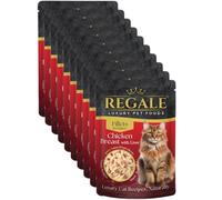 Fillets in Sauce 70g x Pack of 10 - Chicken Breast with Liver - Packed With Juicy Chicken Breast and Liver in a Delicious Sauce - 100% Natural Ingredients