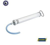 Siringa di aspirazione e pressione ad alte prestazioni HAZET 2162-6,con beccuccio in metallo,capacità di riempimento: 1000 ml,per oli motore con viscosità da 30 a 68, ideale per il cambio dell'olio