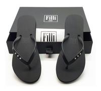 Filli London St Tropez Crystal Flip Flops - Black - UK5-UK6