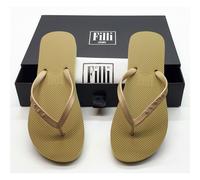 Filli London St Tropez Crystal Flip Flops - Gold - UK5-UK6
