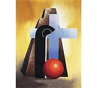 Fillia The Adoration Futurist Painting Art Print Canvas Premium Wall Decor Poster Mural