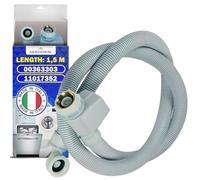 Filling Hose Aquastop for Dishwasher and Washing Machine Length 1,5 m with The Original Code 11017352 11007861 00363303 for Siemens for Bosch - Warranty 10 Years - MONTERAL
