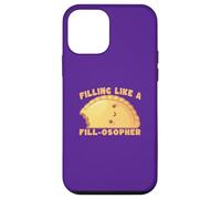 Filling Like A Fill Osopher Funny Empanada Pun Case for iPhone 12 mini