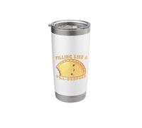 Filling Like A Fill Osopher Funny Empanada Pun Stainless Steel Insulated Tumbler