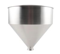 Filling Machine Hopper, 304 Stainless Steel Heavy Duty Liquid Paste Filling Container, 10-50L Capacity, 64mm Opening