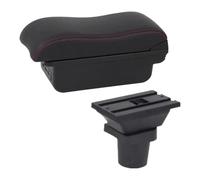 Filling Storage Box For Focus MK1 Center Console Storage Box Car Armrest Box Center Storage Box Interior Parts With USB(B1 Red Line 3usb)