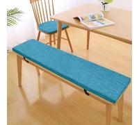 filling thick cushion seat pads 130 * 30 * 5cm Made of linen fabric, filled with high-density sponge, with anti-slip rubber particles on the back, and a zippered cover for easy removal and clean