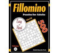 Fillomino Puzzles for Adults: 500 Easy to Hard Puzzles