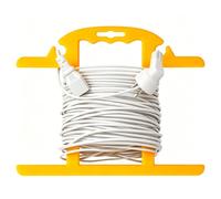 Filltown 1 x Cable Winder, Yellow Cable Winder, H-shaped Cable Reel, Empty with Carry Handle for Garden Hose, Christmas Lighting, Extension Cable, Fairy Lights Winder