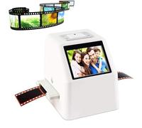 Film and Slide Scanner, 32G SD Card Storage,2.36-inch LCD Screen, 35mm/135mm Slide Film Converter, Supports Editing and Playback