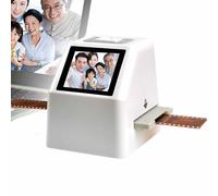 Film and Slide Scanner with Large 2.4” LCD Screen, 22MP Film &Slide Photo Multi-function Scanner, Convert Color & B&W 35mm/135, 126, 110, Super 8 Slides & Negatives Film to Digital Images