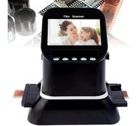 Film and Slide Scanner with Large 4.3” LCD Screen,Negatives & Slides to High Resolution 22MP JPEG Digital Photos,with Easy Load Film Adapters