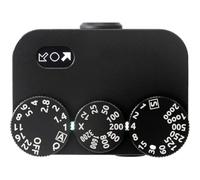 Film Camera Exposure Meter, High Precision Light Meter for Photography, 3 Dials Retro Design, 20 Hour Battery Life, ISO1 to ISO3200 Compatible with Film Cameras