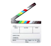 Film Clapperboard In Bright Color Erasable Suitable For Directors And Cinematographers Clapper Board Film Production Accessories
