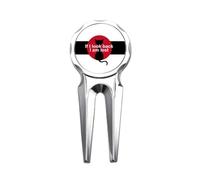 Film Dialogue Never Look Back Golf Divot Tool Golf Ball Marker Repair Tool