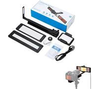 Film Digitizing Adapter Kit for 35mm 120mm Film Digital Negative Film Digitizer Adjustable Slider Rail Film Digitizer with LED Backlight Arca Tripod