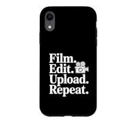 Film Edit Upload Repeat Creative Video Maker Case for iPhone XR