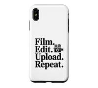 Film Edit Upload Repeat Creative Video Maker Case for iPhone XS Max