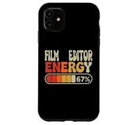 Film Editor Energy 67 Percent Funny Job Title Humor Case for iPhone 11
