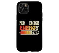 Film Editor Energy 67 Percent Funny Job Title Humor Case for iPhone 11 Pro