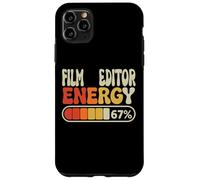 Film Editor Energy 67 Percent Funny Job Title Humor Case for iPhone 11 Pro Max
