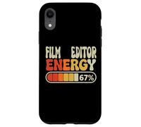 Film Editor Energy 67 Percent Funny Job Title Humor Case for iPhone XR