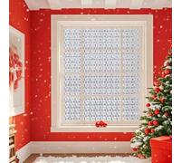 Film for Glass Windows 90 x 250 cm, Non-Adhesive Heat Control, UV Blocking Protection, Matt Stripe, Opaque Decoration for Bathroom Home, for Office, 3D Diamond