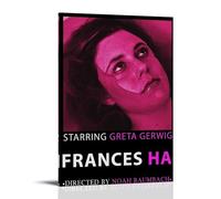 Film Frances Ha Poster Aesthetic Canvas Cover Wall Art Poster Modern Art Paintings for Living Rooms 08x12inch(20x30cm) Frame-style