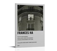 Film Frances Ha Poster Aesthetic Canvas Cover Wall Art Poster Modern Art Paintings for Living Rooms 20x30inch(50x75cm) Frame-style