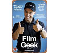 Film Geek Film Movie Poster Retro Metal Tin Sign Wall Home Wall Art Metal Tin Sign,cave,bar,Club, Metal Tin Sign 8x12 Inches