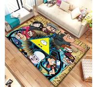 Film Gravity Falls HD Large Printed Carpet,Living Room Decor,Sofa,Table,Rug.Picnic,Camping,Outdoors,Door,Bedroom,Toilet Mat. 80x120cm 2