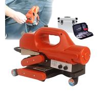 Film Hot Wedge Welder(0.2-1.5mm), Automatic Welding Tool Set, Welding Smoothness, 0-450℃ Temp, 0.5-5m/min Geotextile Lining, Storage Box+Tool Bag, for Sealing Welding Film,A