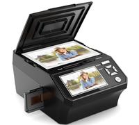 Film & Photo Scanner with 5" LCD Screen, Converts Photo, 135/110 Film Negatives & Slides, Business Card to 22MP Digital Photos, 8GB SD Card Included