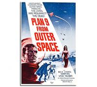Film Poster Feature Film Plan 9 From Outer Space Canvas Prints Poster Wall Art For Home 1 pieces Decorations Unframed 18"x12"