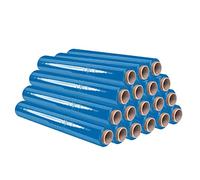 Film Red for Packing 50cm x 300m Length Elastic Film Manual Packaging (Blue, 24 Rolls)