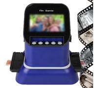 Film Scanner,120 126 127 135 Film Negative Scanner,14/22 MP High Resolution Slide Viewer,Convert &Slide To Digital JPEG, No Computer/Software Required, 4.3-inch Large Screen(Blue)
