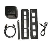 Film Scanner 2.36in TFT LCD, Slide Scanner for 35mm/135mm Negatives, 5MP JPEG Digital Converter with Adjustable Brightness, Slide Viewer for Photo Editing Playback, Compatible with