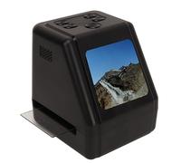 Film Scanner, Digital Photo Scanner Slide Scanner Convert 135 126 110 8mm Film Negatives to 22MP JPG with 2in LCD Screen for Editing
