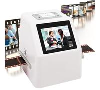 Film Slide Photo Scanner, 22MP High-Resolution Negative Convert Color & B&W 35mm/135, 126, 110, Supper 8 Slides & Negatives Film To Digital Images