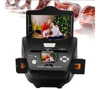 Film Slide Photo Scanner with 2.4" LCD Screen, High-Resolution Negative Convert Color & B&W 35mm/135 Slides & Negatives Film, Photo