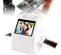 Film Slide Scanner with 2.4”LCD Screen, 22MP Digital Film Converter, Converts 35mm, 126, 110, Super 8 Films, Slides, Negatives To JPEG