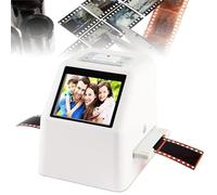Film Slide Scanner with 2.4”LCD Screen, 22MP Digital Film Converter, Converts 35mm, 126, 110, Super 8 Films, Slides, Negatives To JPEG