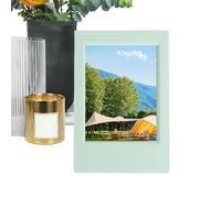 Film Tabletop Photo Frame - Art Display with UV Protection, Clear Vertical Photo Frame, Stand Up Miniature Movie Showcase, Modern 3P Memories Display Block