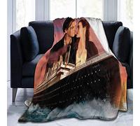 Film Titanic Flannel Blanket Super Soft and Comfortable Fuzzy Luxury Warm Plush Microfiber Blanket Suitable fo 125CM X 100CM