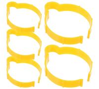 Film Vinyl Wrap Rolls Holder Roll-Media Speed Clips, Plastic Hoop Ring Clamp with Quick Release Handle and Scratch Protection Felt Patch,Film Rolls Storage Solution Tool, Pack of 5