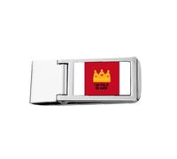 Film Words World King Art Deco Fashion Slim Money Clip Stainless Holder Pocket Wallet