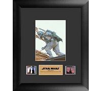 FILMCELLS - Star Wars - Boba Fett - Limited Edition 11” x 13” Wall Art Presentation - Features Two 35 mm Film Clips
